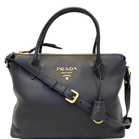 pictures black leather Prada purses